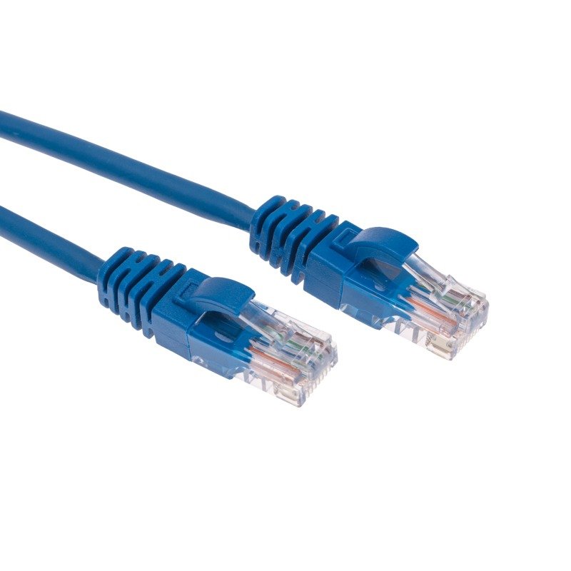 Патч-корд U/UTP, CAT 5e, RJ45-RJ45, 26AWG, LSZH, синий, 3м  REXANT (02-0104-3)