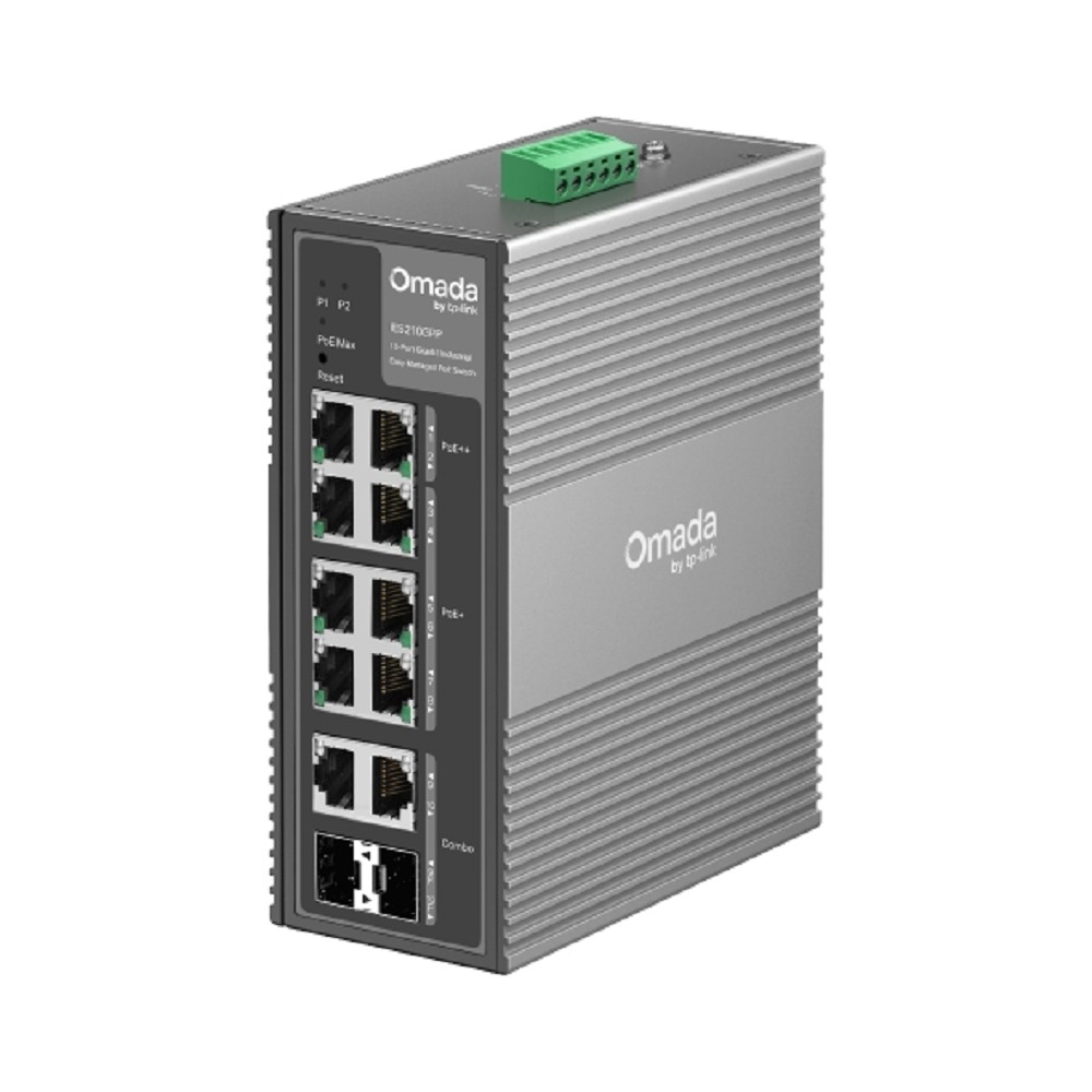 TP-Link IES210GPP Omada 10-портовый гигабитный индустриальный