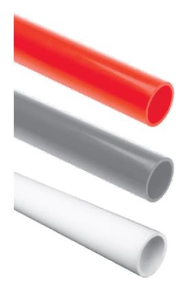 Ecoplast труба АБС гладкая, для аспирационной системы, D25, красная (25025-RD)