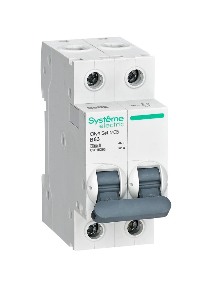 City9 Set 2P 63А 6kA 230В B (C9F16263)