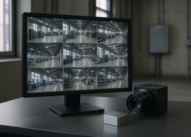 Новинки каталога: монитор для видеонаблюдения, объектив M12 и извещатель пламени