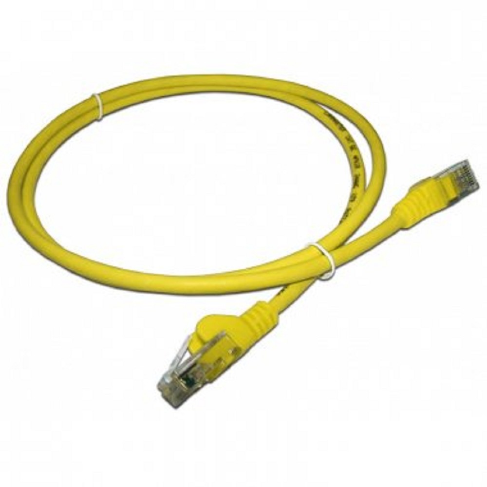 Патч-корд Lanmaster UTP LAN-PC45/U5E-2.0-YL вилка RJ-45-вилка RJ-45 кат.5е 2м желтый LSZH
