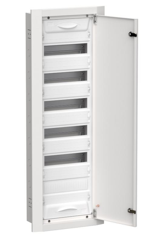 Корпус металлический встраиваемый TITAN 5 ЩРв-72 (1х72) 1005х365х130 IP31 одна дверь белый (TI5-50-V-072-31)