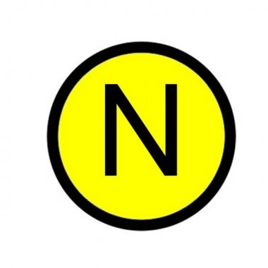 Наклейка "N" (d20) PROxima (an-2-07)