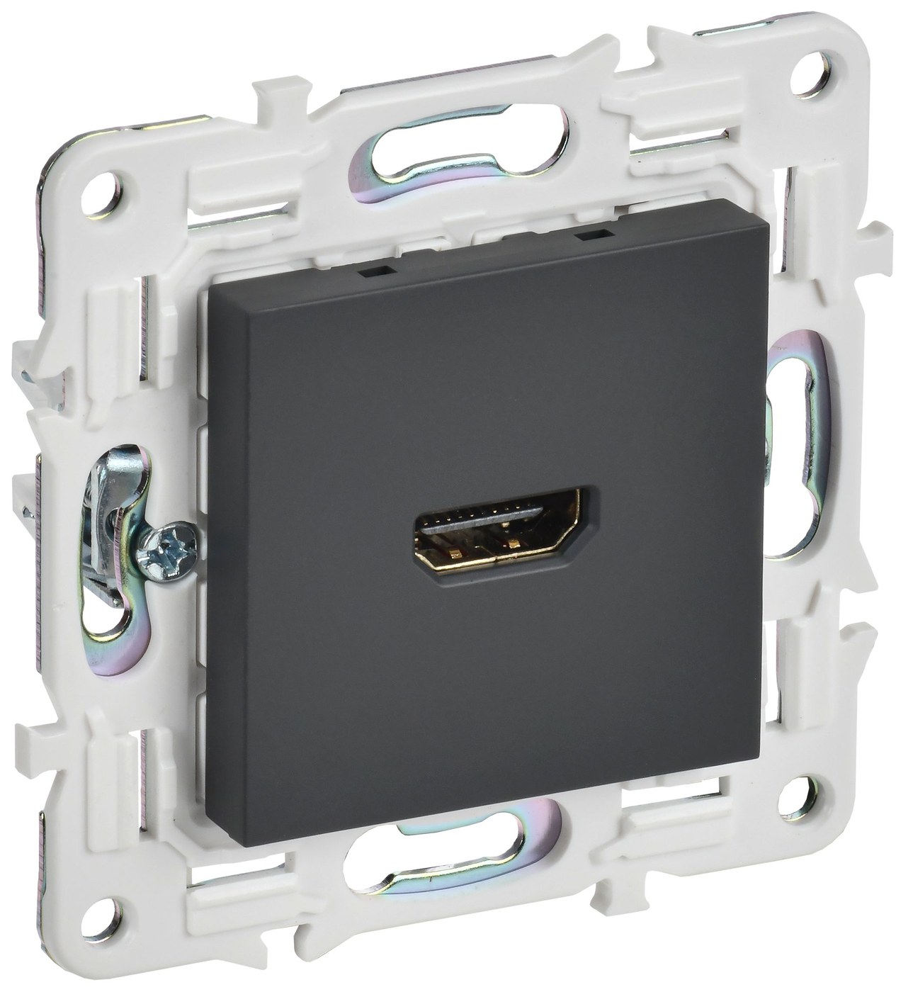 SKANDY Розетка HDMI SK-H01G скрытой установки графит (SK-H10-K53)