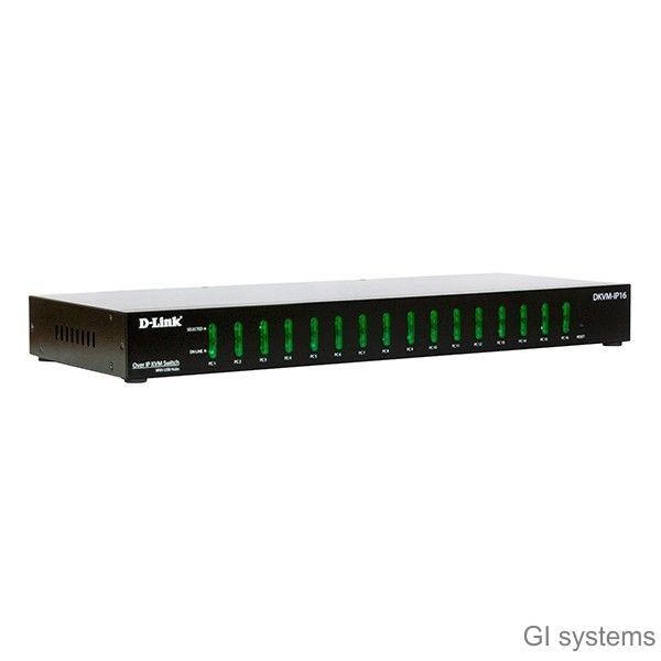 D-Link DKVM-IP16/A1A 16-портовый переключатель KVM-over-IP