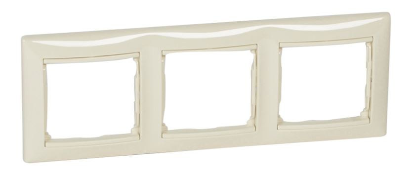 Valena DIY рамка 3-местная, слоновая кость (695633)