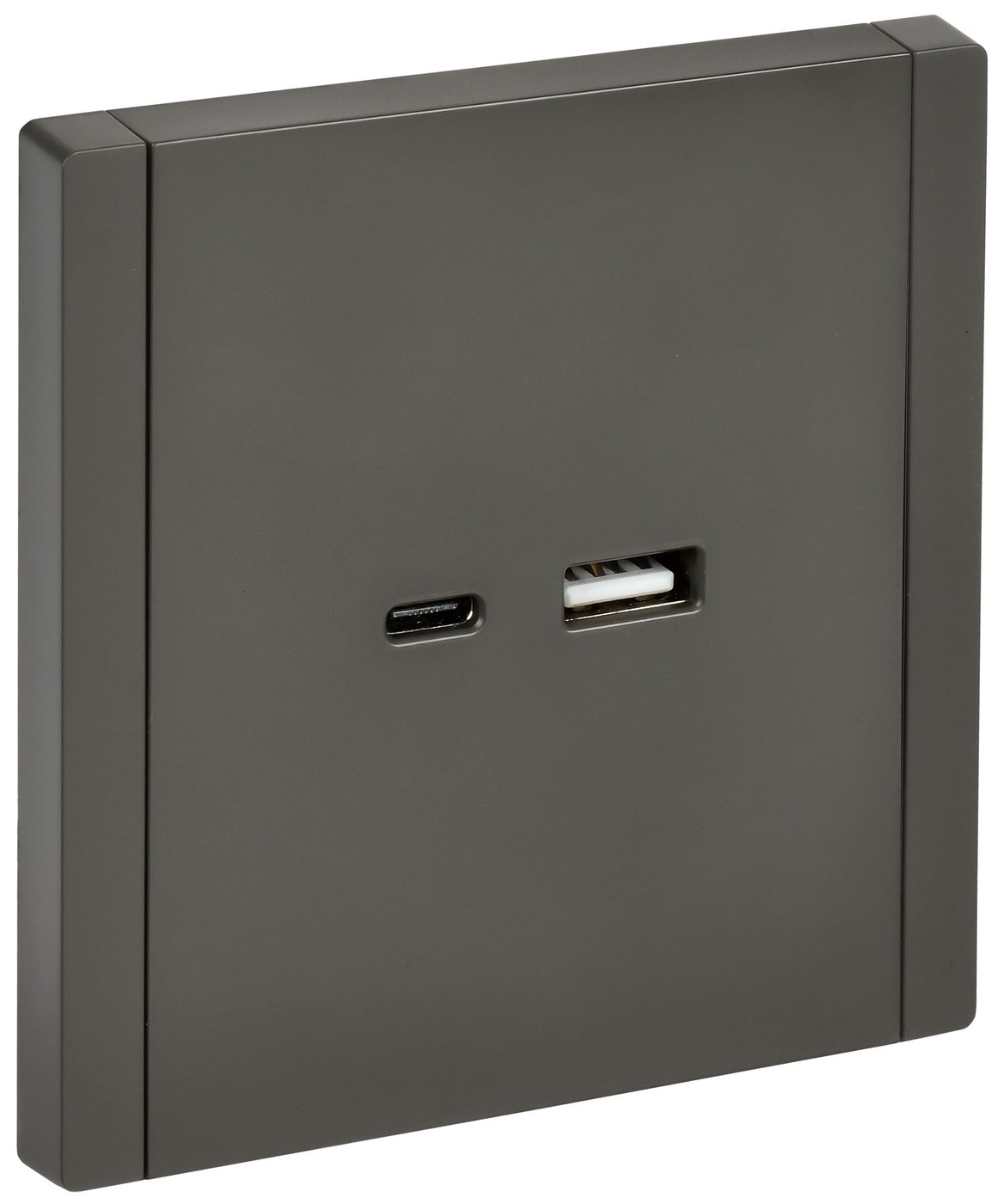 FORTE&PIANO Розетка USB A+C 3,1А FP350 скрытой установки серый (FP-U22-D31-K03)