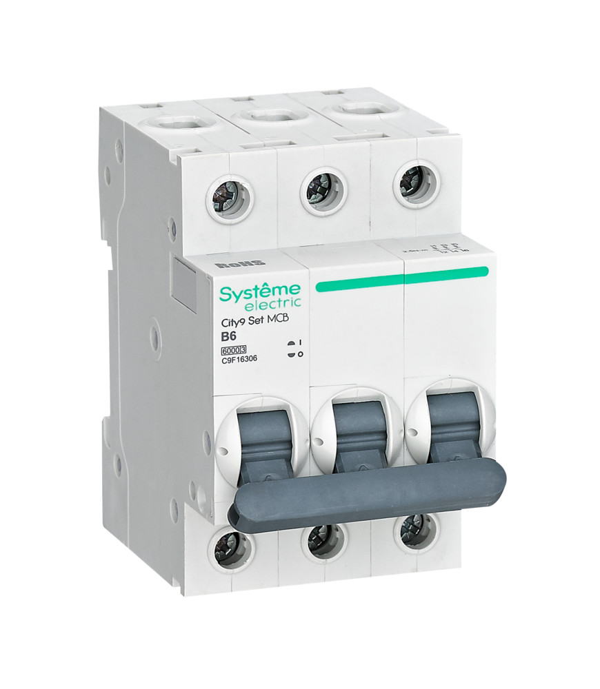 City9 Set 3P 6А 6kA 400В B (C9F16306)