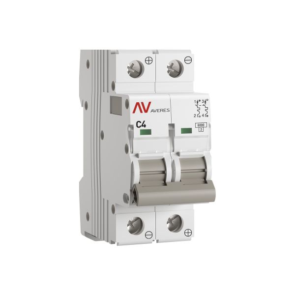 AV-6 DC 2P 4A (C) 6kA (mcb6-DC-2-04C-av)