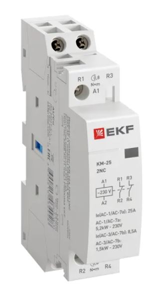 КМ 25А 2NC 230В АС (1 мод.) PROXIMA (km-1-25-02)