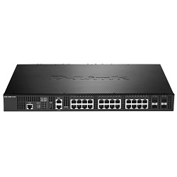D-Link DXS-3400-24TC/A1ASI PROJ Управляемый L2+ стекируемый коммутатор с 20 портами 10GBase-T и 4 комбо-портами 10GBase-T/SFP+