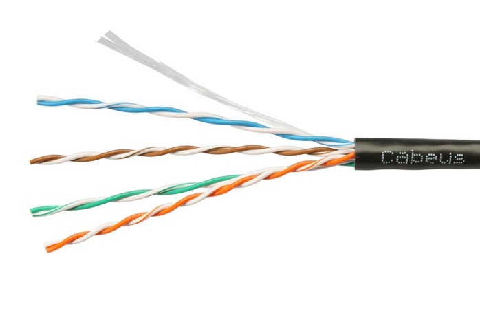 UTP-4P-Cat.5e-SOLID-BK-20 (7252c-8)