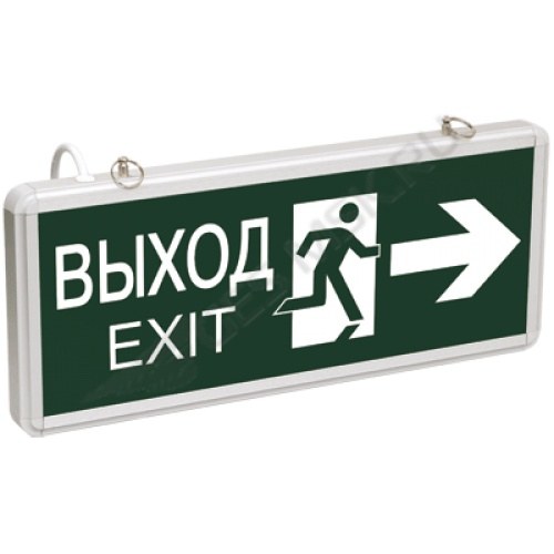 Светильник аварийный ССА1003 на светодиодах 3Вт 1,5ч двусторонний ВЫХОД-EXIT стрелка/фигура LIGHTING (LSSA0-1003-003-K03)