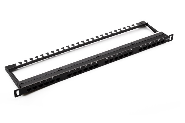 Патч-панель высокой плотности 19", 24xRJ-45, UTP, 6A, 0,5U (10-0426)