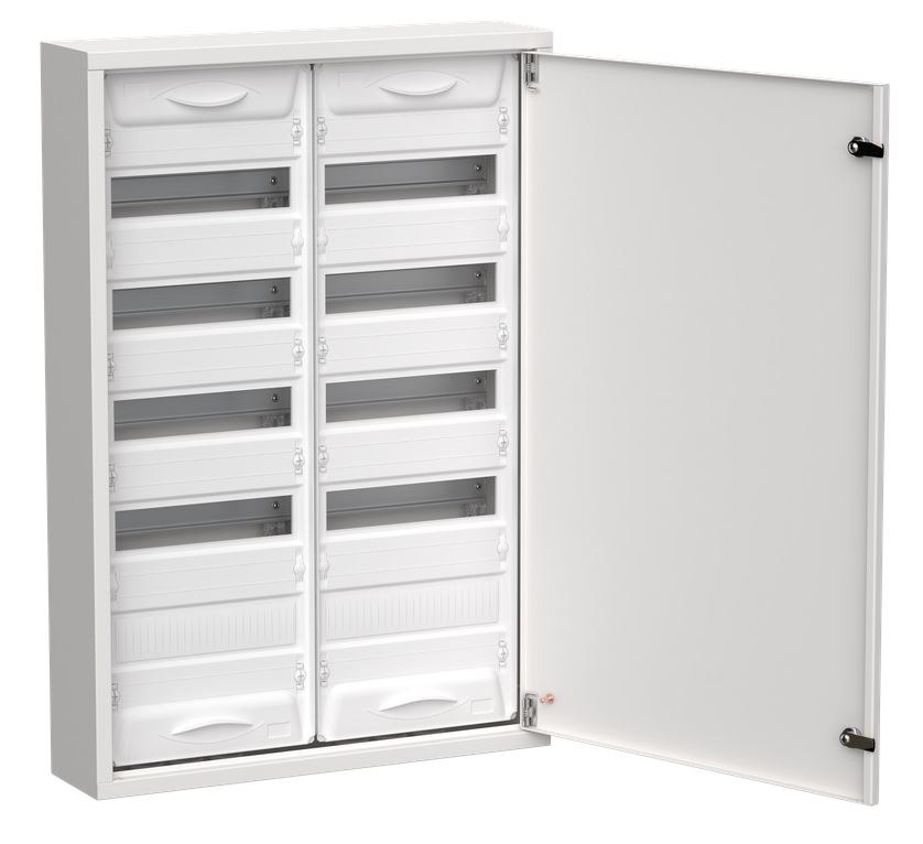 Корпус металлический TITAN 5 ЩРн-120 (2х60) 835х570х140 IP31 одна дверь белый (TI5-50-N-2х060-31)
