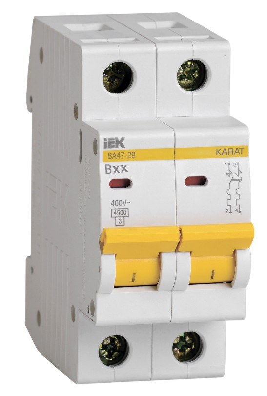 ВА47-29 2P B 40А 4,5кА KARAT (MVA20-2-040-B)