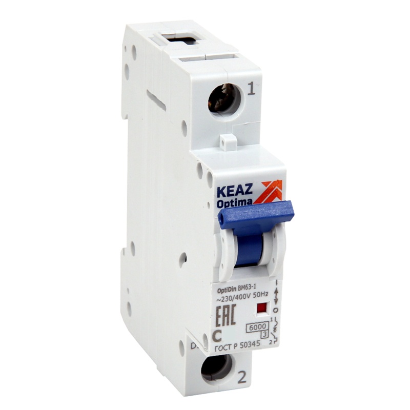 OptiDin BM63-1C6-УХЛ3, КЭАЗ (293223)