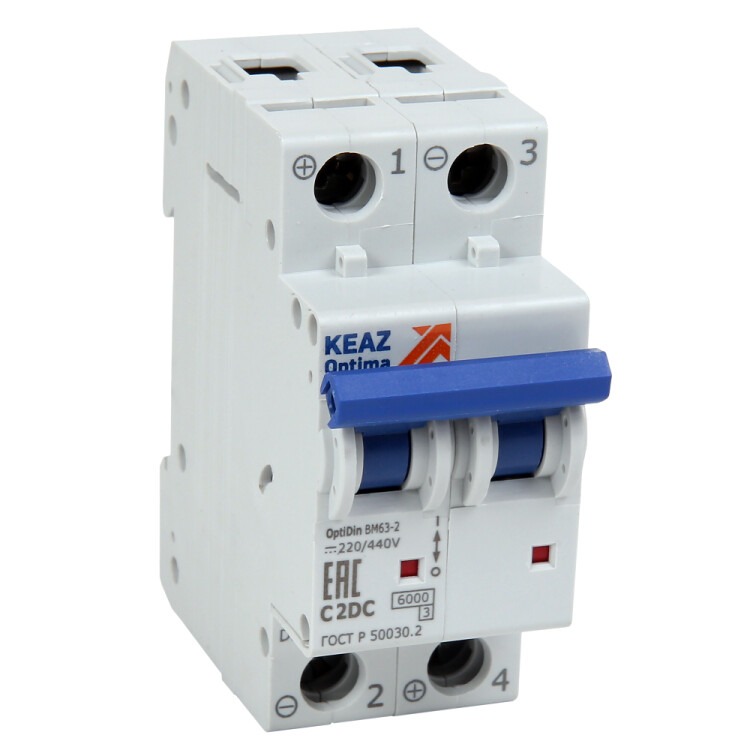 OptiDin BM63-2C13-DC-УХЛ3, КЭАЗ (261233)