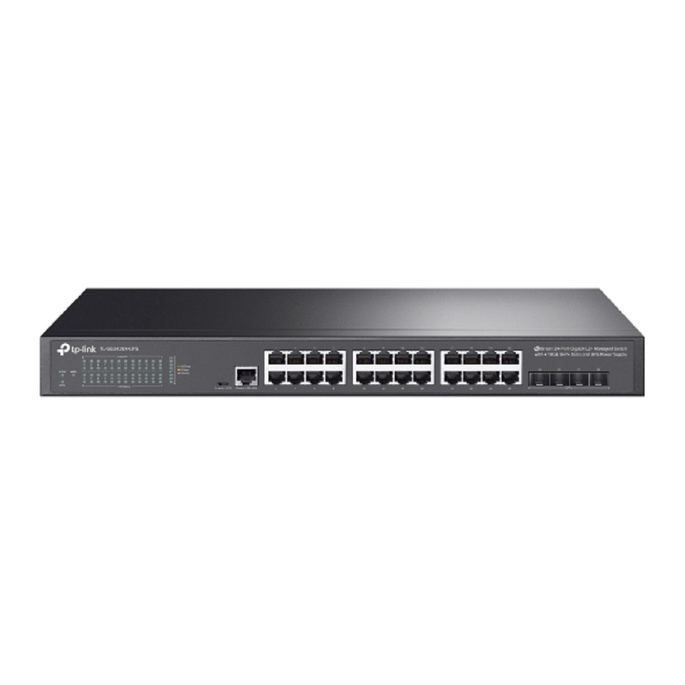 TP-Link TL-SG3428X-UPS Управляемый коммутатор JetStream уровня 2+