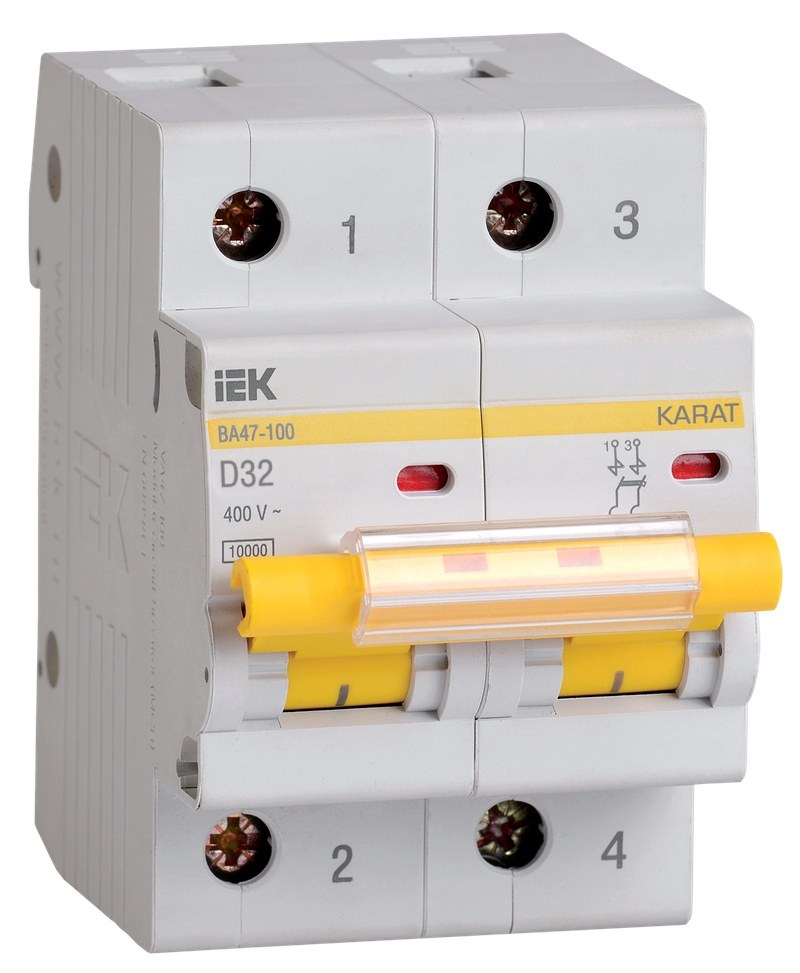ВА47-100 2P D 32А 10кА KARAT (MVA40-2-032-D)
