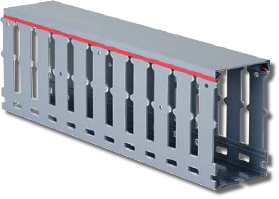 Короб перфорированный, серый RL12 80х60