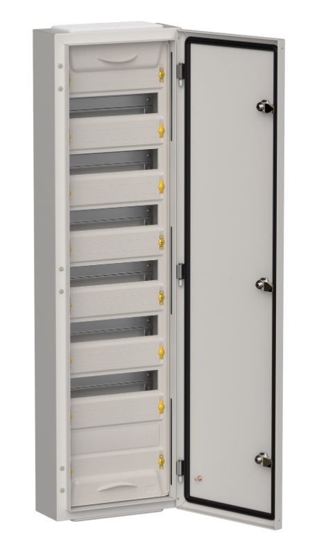 Корпус металлический TITAN 5 ЩРн-84 (1х84) 1085х310х140 IP54 одна дверь серый (TI5-50-N-084-54-70355)