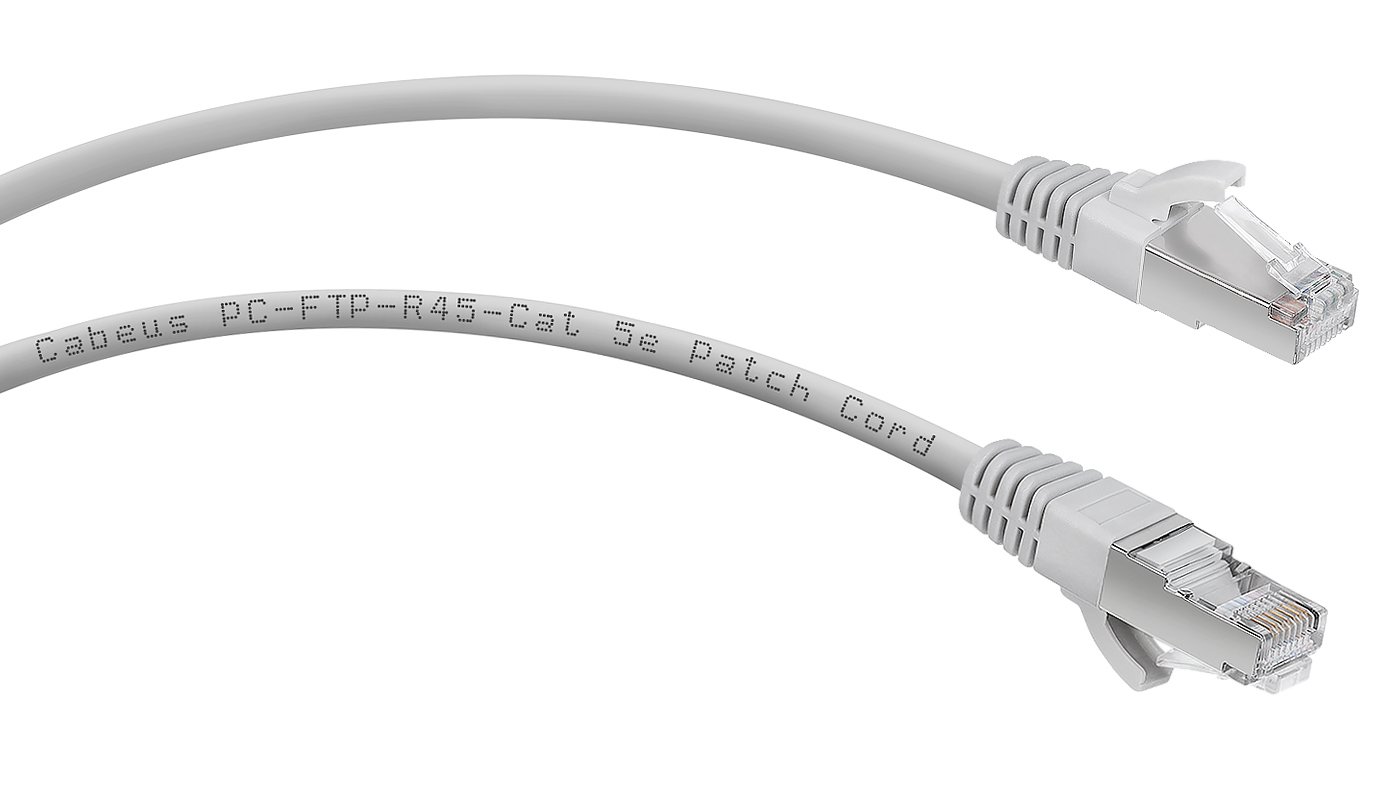 PC-FTP-RJ45-Cat.5e-1m (7262c), серый