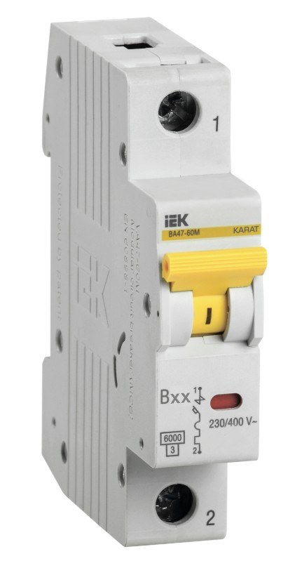 ВА47-60M 1P B 50А 6кА KARAT (MVA31-1-050-B)