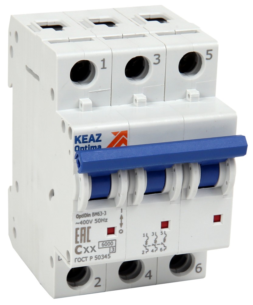 OptiDin BM63-3C32-УХЛ3, КЭАЗ (260796)
