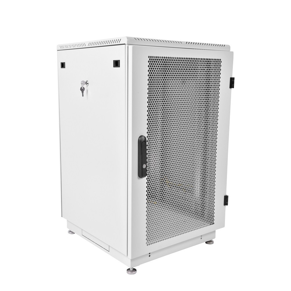 ЦМО Шкаф телекоммуникационный напольный 18U (600x600) дверь перфорированная (ШТК-М-18.6.6-4ААА) (2 коробки)