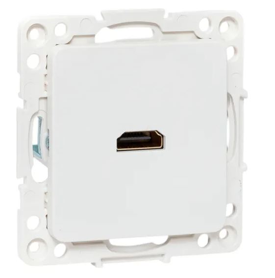 Стокгольм Механизм розетки HDMI белый (EYA00-327-10)