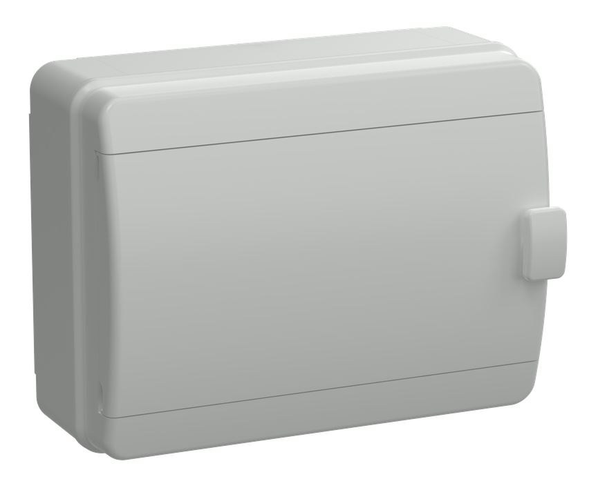 Корпус пластиковый TEKFOR КМПн-18 IP65 серая непрозрачная дверь (TF5-KP73-N-18-65-K03-K03)