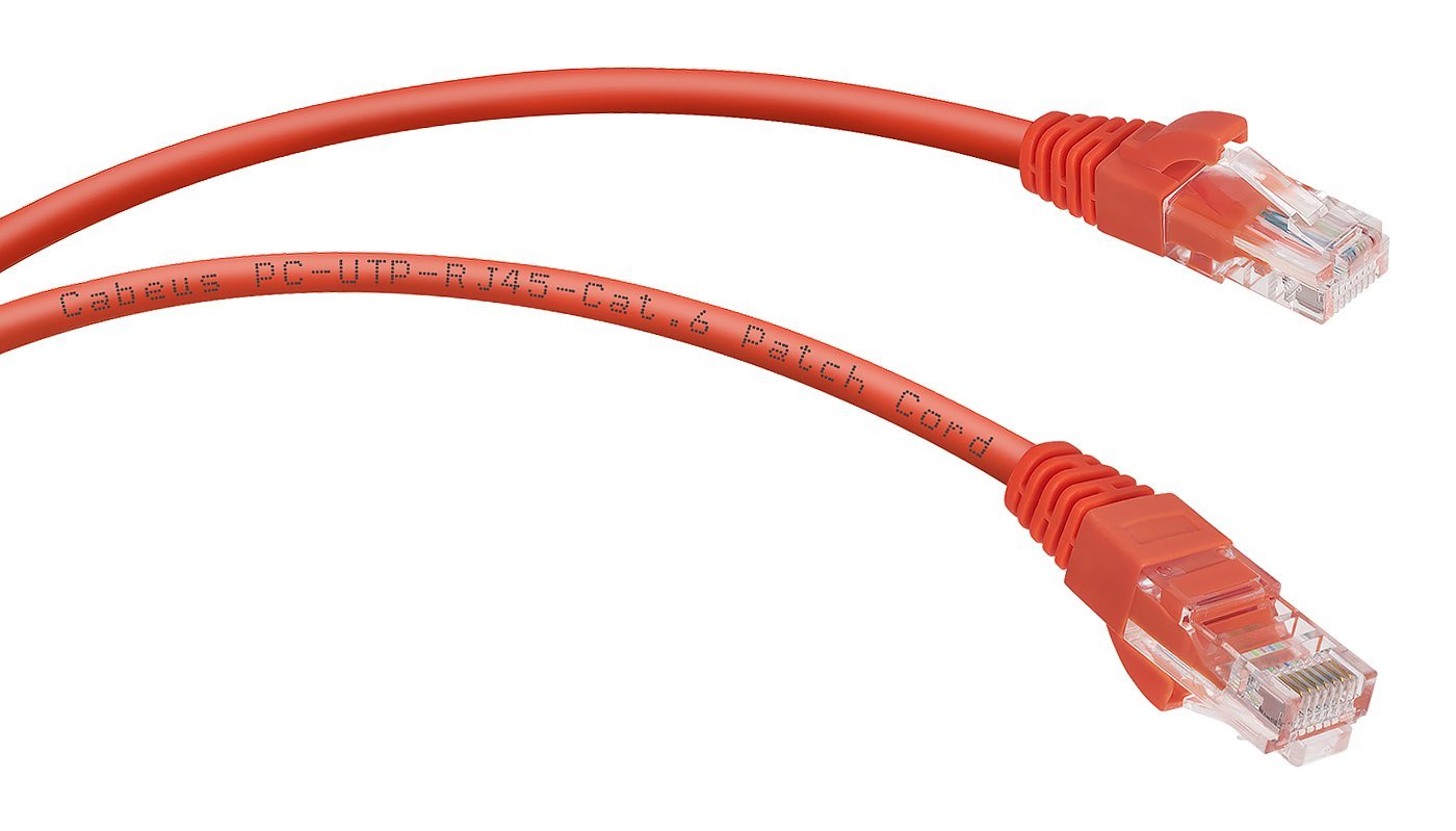 PC-UTP-RJ45-Cat.6-3m-RD (8694c), красный