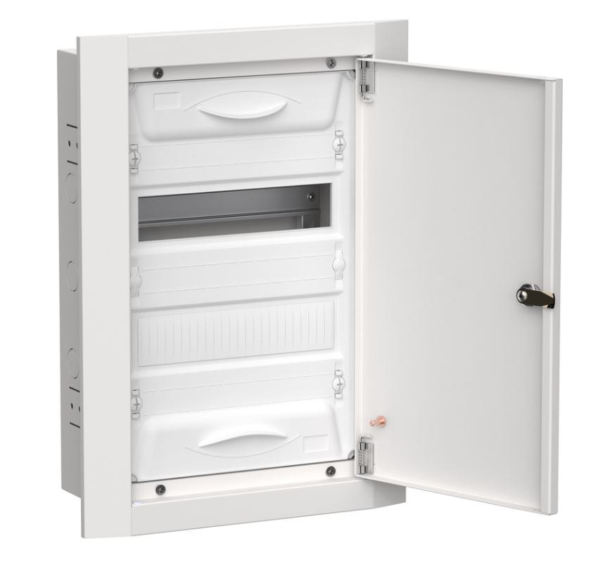 Корпус металлический встраиваемый TITAN 5 ЩРв-24 (1х24) 505х365х130 IP31 одна дверь белый (TI5-50-V-024-31)