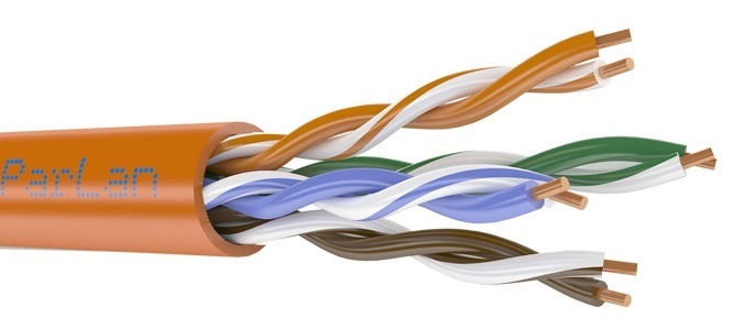 ParLan U/UTP Cat5e PVCLS нг(А)-FRLS 4х2х0,52 (111273)