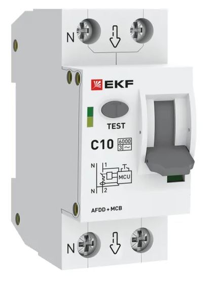 УЗДП 1P+N 10А (C) 6кА PROXIMA (afdd-2-10C-pro)