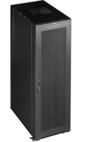 Шкаф коммутационный Lanmaster (TWT-CBB-18U-6X8-G1) 18U 600x800мм пер.дв.стекл металл 2 бок.пан. 800кг черный