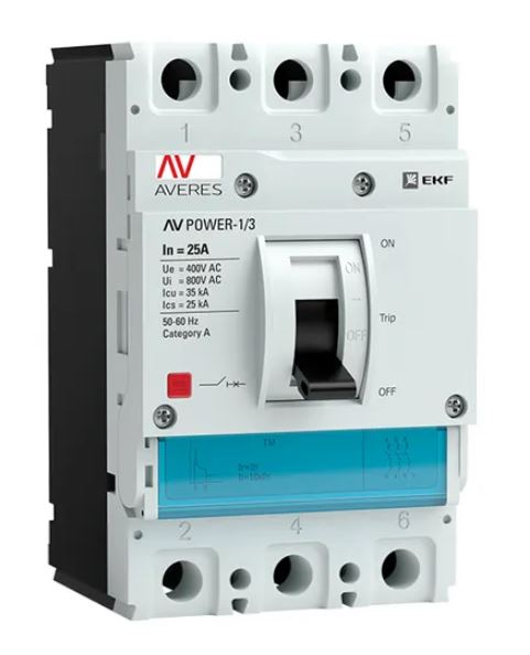 AV-POWER-1/3 25А 35кА TR (mccb-13-25-TR-av)
