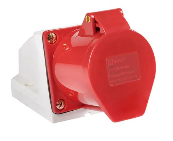 Розетка стационарная наружная 115 3Р+РЕ+N 16А 380В IP44 (ps-115-16-380)