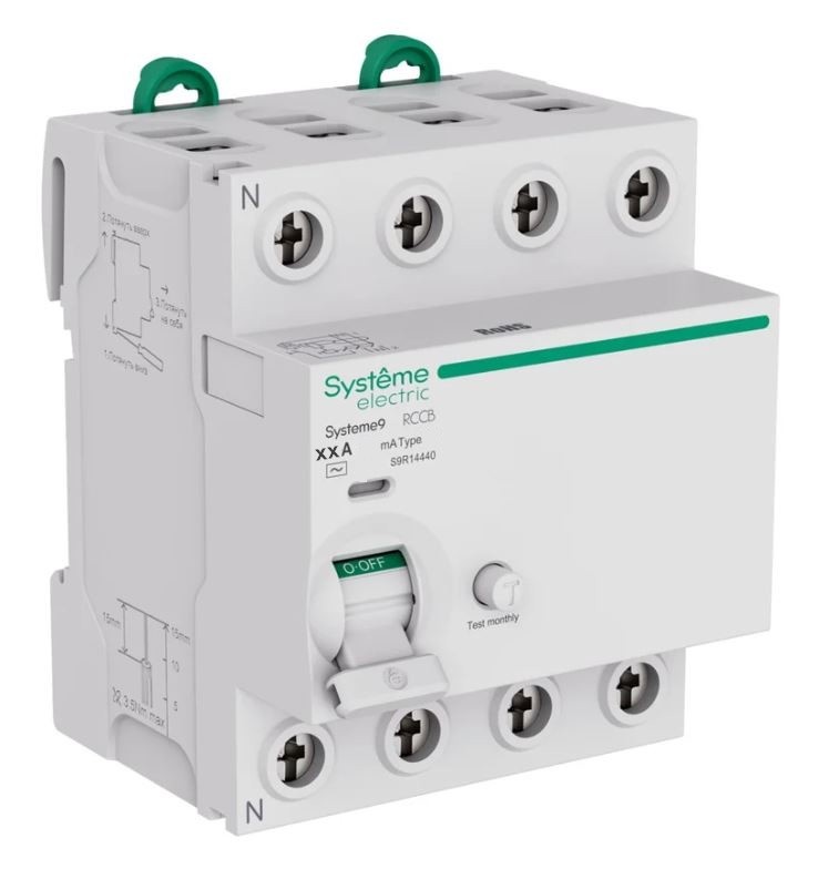 Systeme9 ВДТ 4P 100A 300мА Тип-AC 400В (S9R14491)