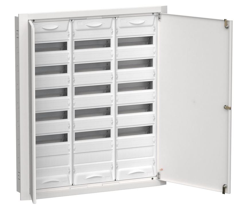 Корпус металлический встраиваемый TITAN 5 ЩРв-216 (3х72) 1005х885х130 IP31 одна дверь белый (TI5-50-V-3х072-31)