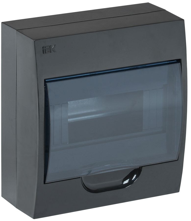 Корпус пластиковый навесной KREPTA 3 ЩРН-П-8 IP41 черный (MKP12-N-08-41-K02)