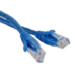 Патч-корд Lanmaster utp LAN-PC45/U5E-0.5-BL вилка RJ-45-вилка RJ-45 кат.5е 0.5м синий LSZH