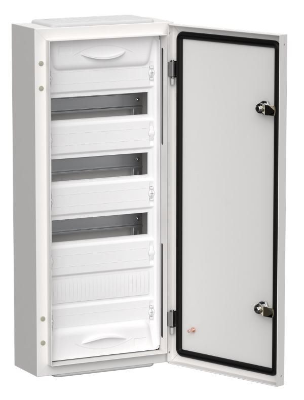 Корпус металлический TITAN 5 ЩРн-36 (1х36) 585х310х140 IP54 одна дверь белый (TI5-50-N-048-54)