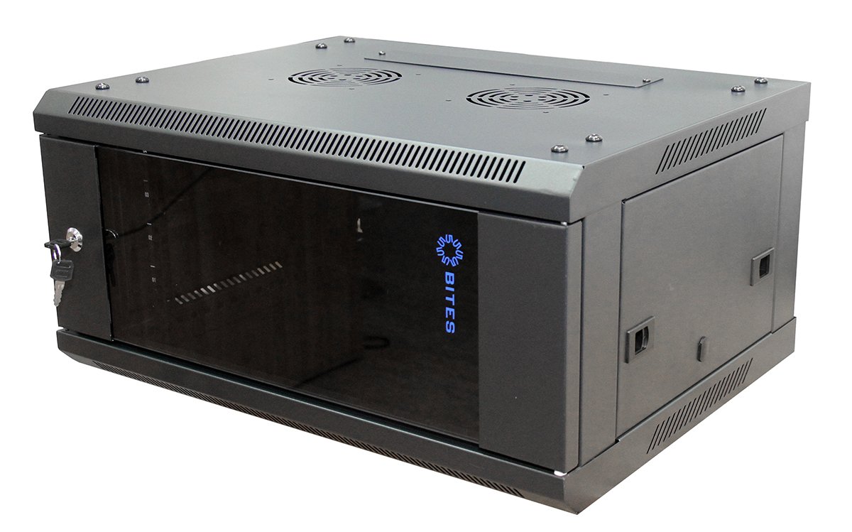 5bites Шкаф телекоммуникационный настенный TC6401-04B 4U / 600*450 / WALL / BLACK