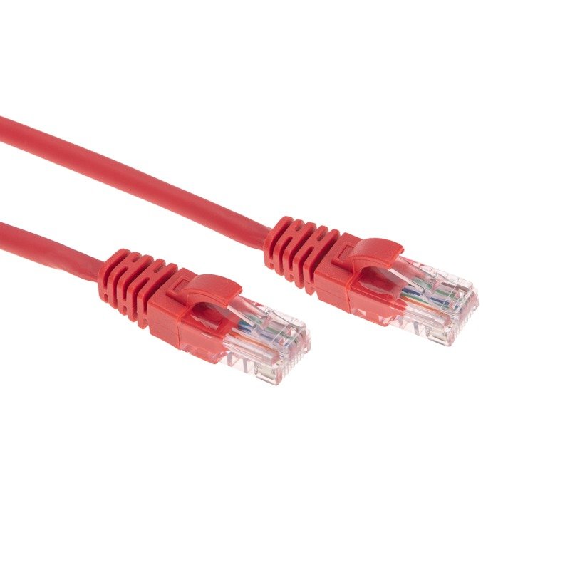 Патч-корд U/UTP, CAT 5e, RJ45-RJ45, 26AWG, LSZH, красный, 0,5м  REXANT (02-0103-05)