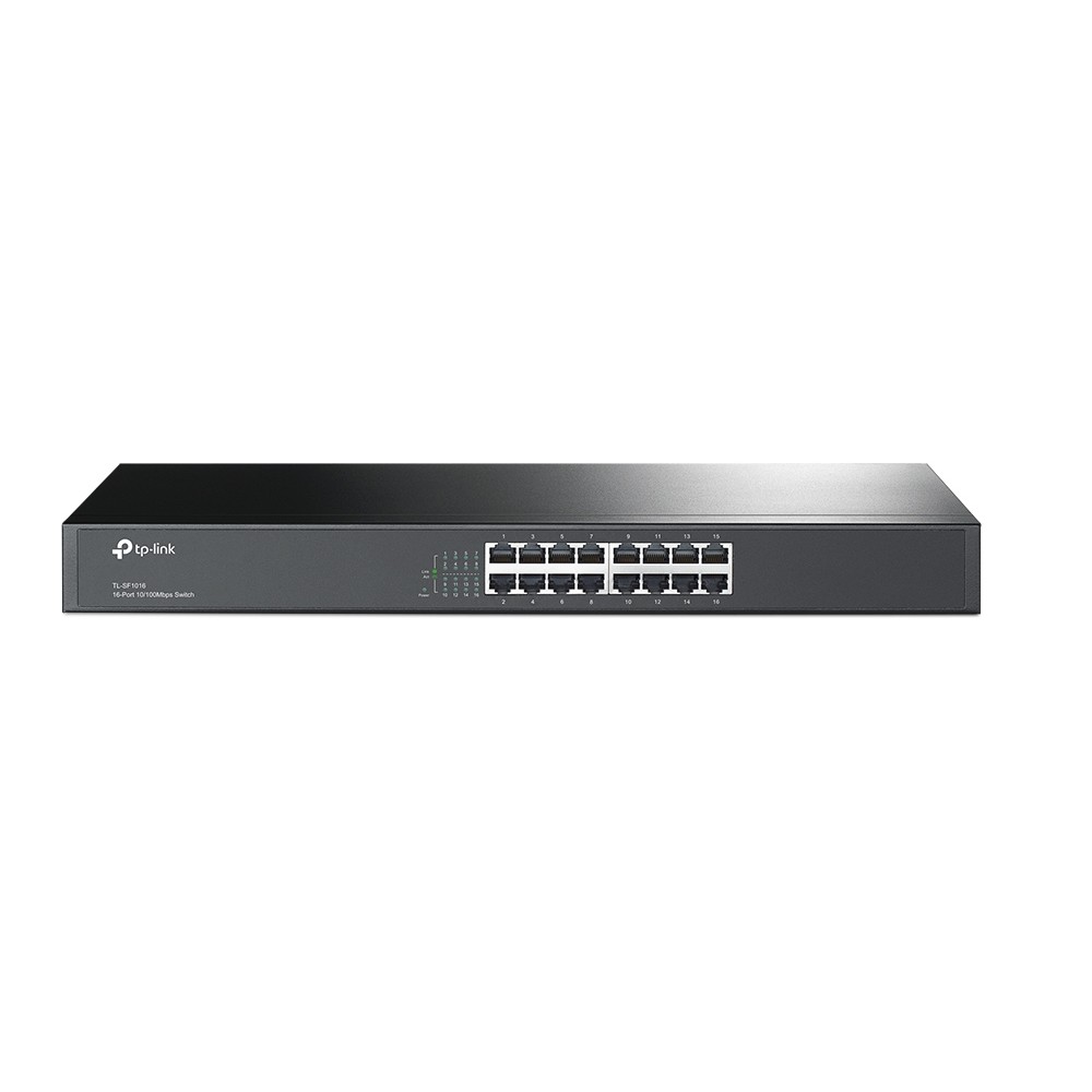 TP-Link TL-SF1016 Коммутатор с 16 портами 10/100 Мбит/с для размещения в стойке