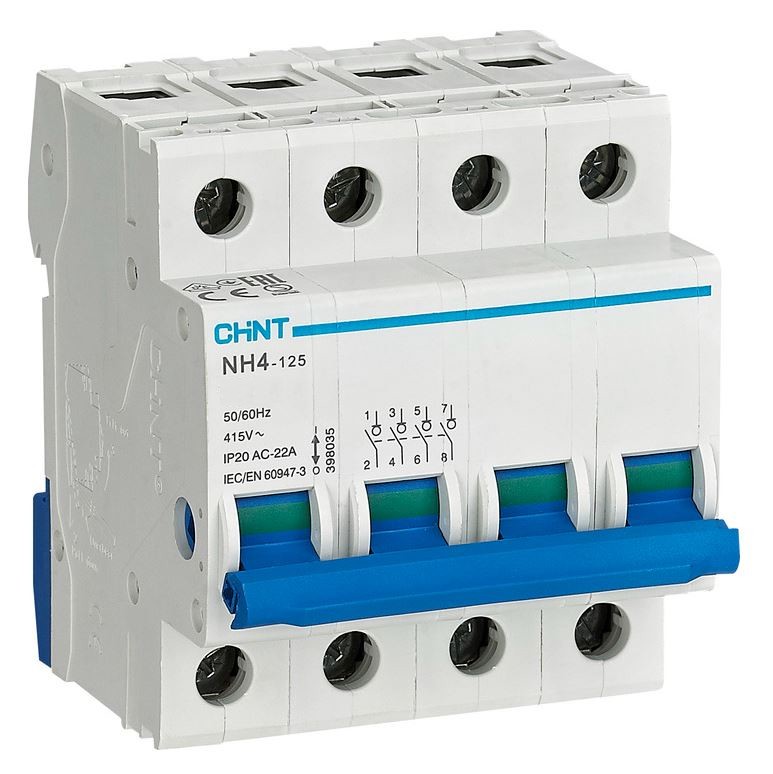 Выключатель нагрузки NH4-125 4P 32А (DB) (R) (398046)