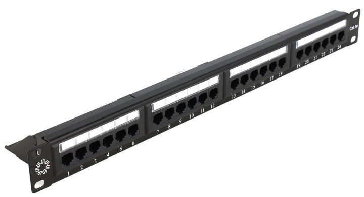 5bites PPU55-07 Патч-панель UTP / 5E / 24P / KRONE / 110 / DUAL IDC / 1U / 19"